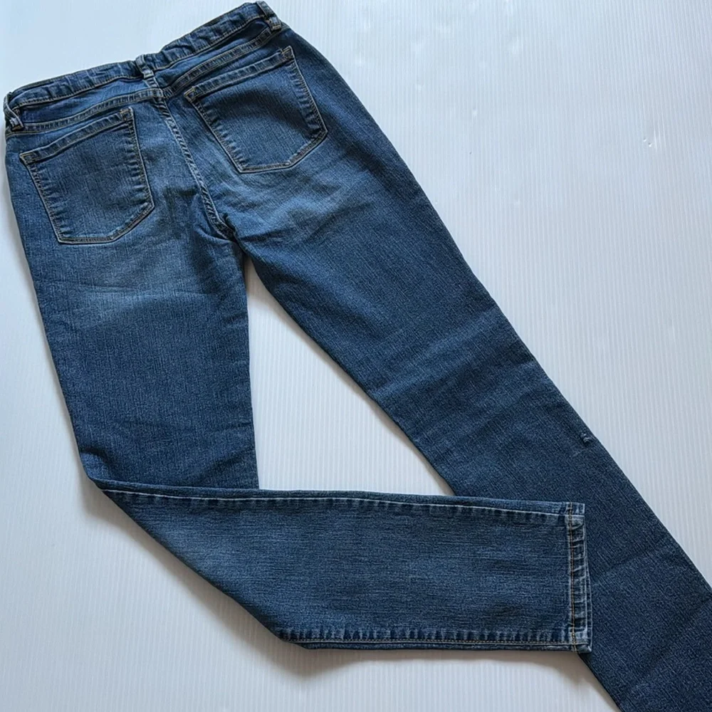 Gap kids factory super skinny fit blue jeans.  Girls size 14